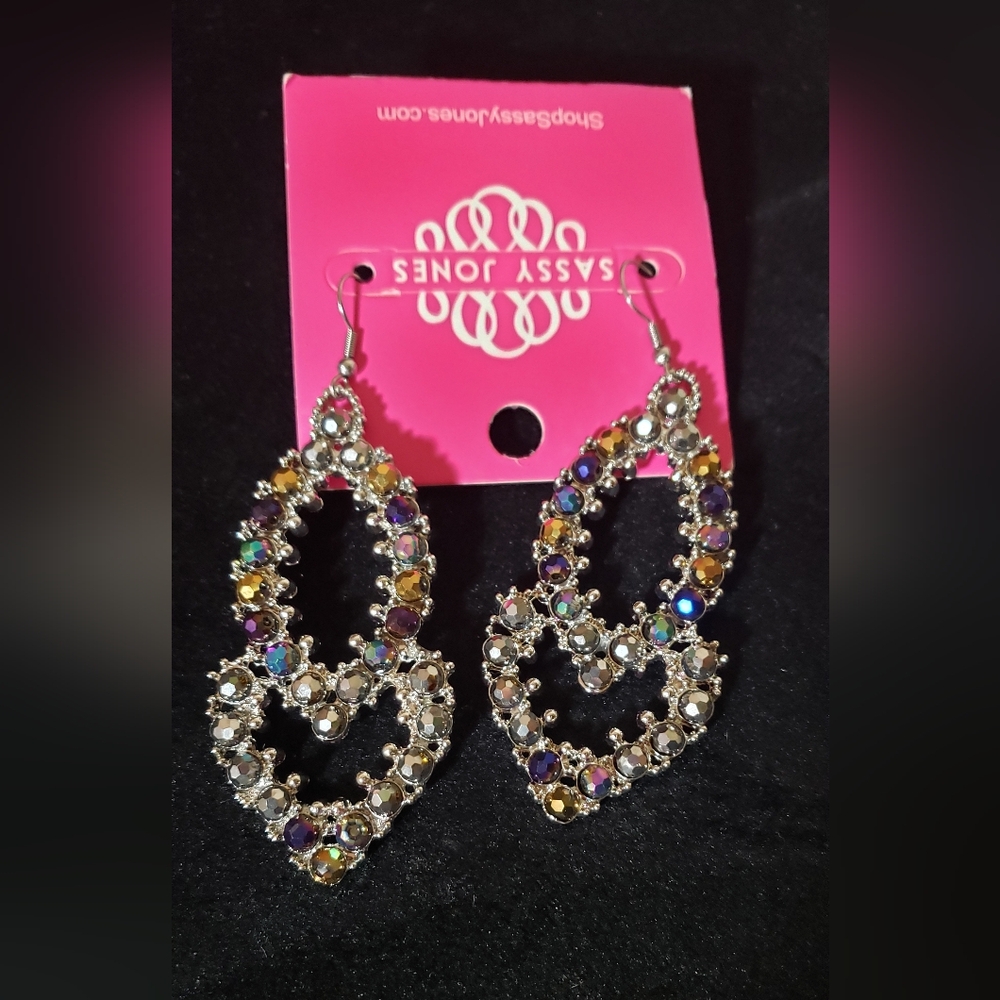 Sassy Jones Malia Peacock Dangle